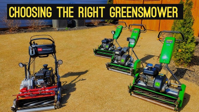 Reel mower comparison Toro, John Deere, Jacobsen, McLane