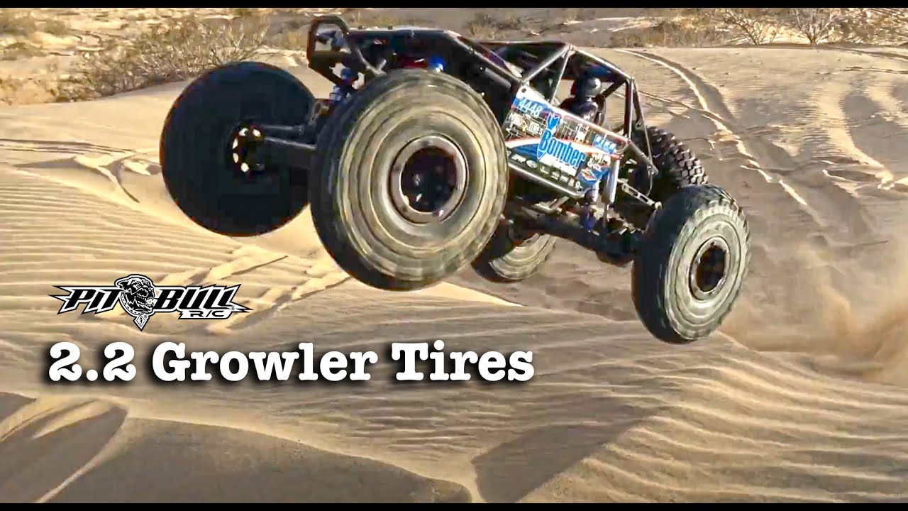 Pit Bull RC - 2.2 Growler AT Tires - Brushless Bashing in the Sand Dunes