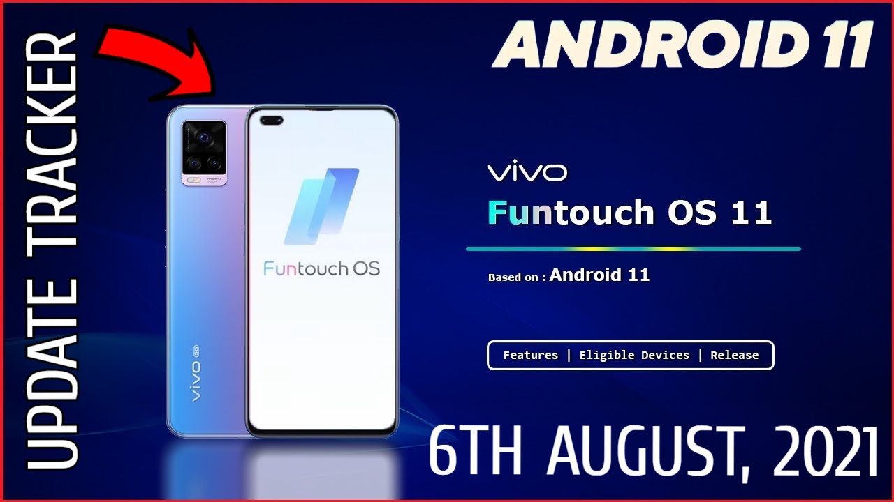6th AUG. Vivo Funtouch OS 11 Android 11 Update Tracker ft. Vivo V20 Plus, VIVO V11 Pro/V9/V21 | 2021