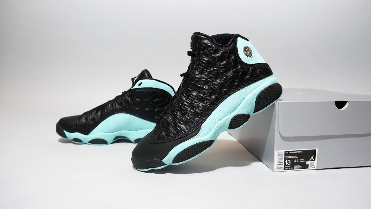 jordan 13 green island