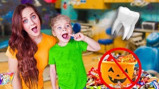 LOST TOOTH AT DENTIST! (Halloween CANCELED?! )