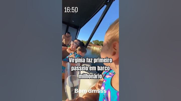 Virginia Fonseca faz passeio em barco que deu de presente para Leonardo