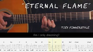 Eternal Flame - The Bangles Fingerstyle Guitar Cover | TAB 🎸
