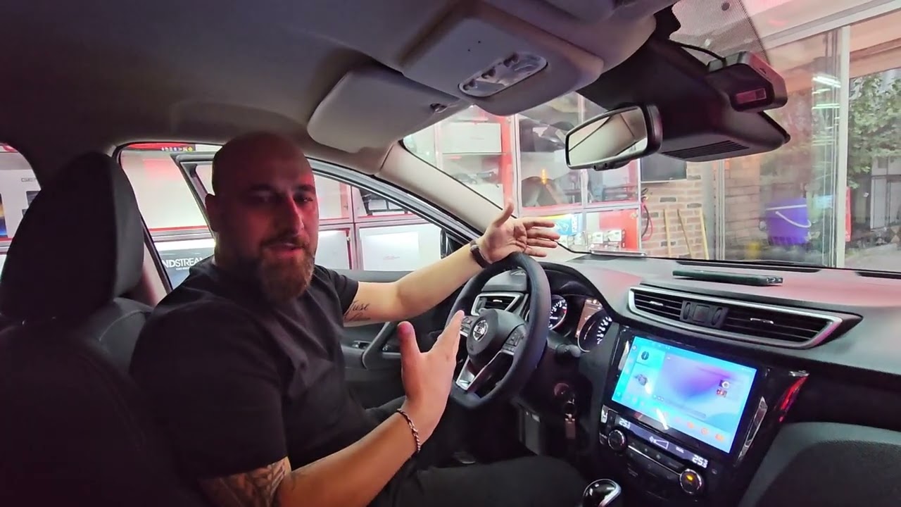 Nissan Qashqai Ön Arka Kayıt Cihazı Kablosuz Carplayli Android Multimedya