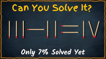 🧠 Mind Blowing Matchstick Puzzles to Test Your Intellectual Capacity
