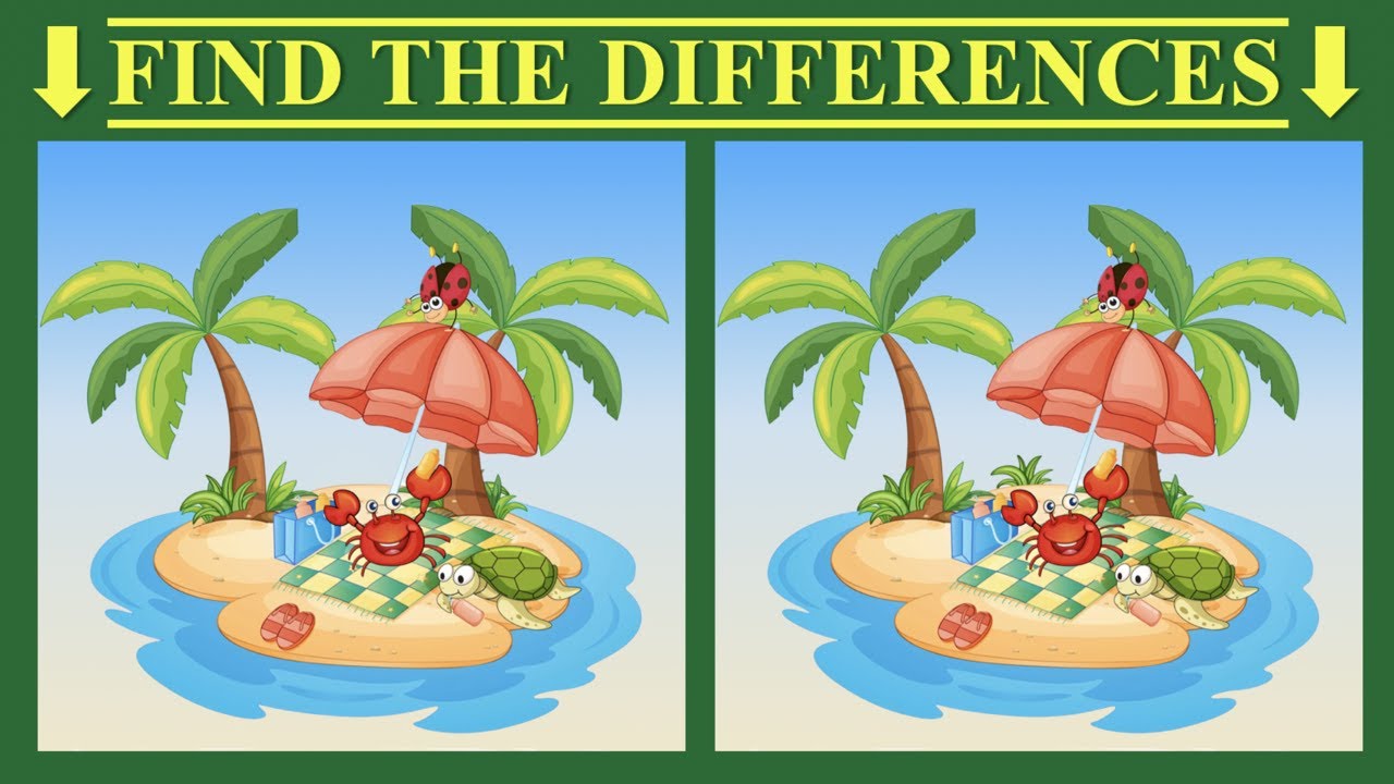 Find 3 Differences Picture Puzzle # 38 - YouTube