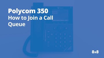 Polycom 350 How to Join a Call Queue