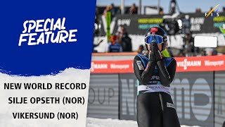 Opseth sets new World Record in Vikersund with 230.5 mt. | FIS Ski Jumping World Cup 23-24