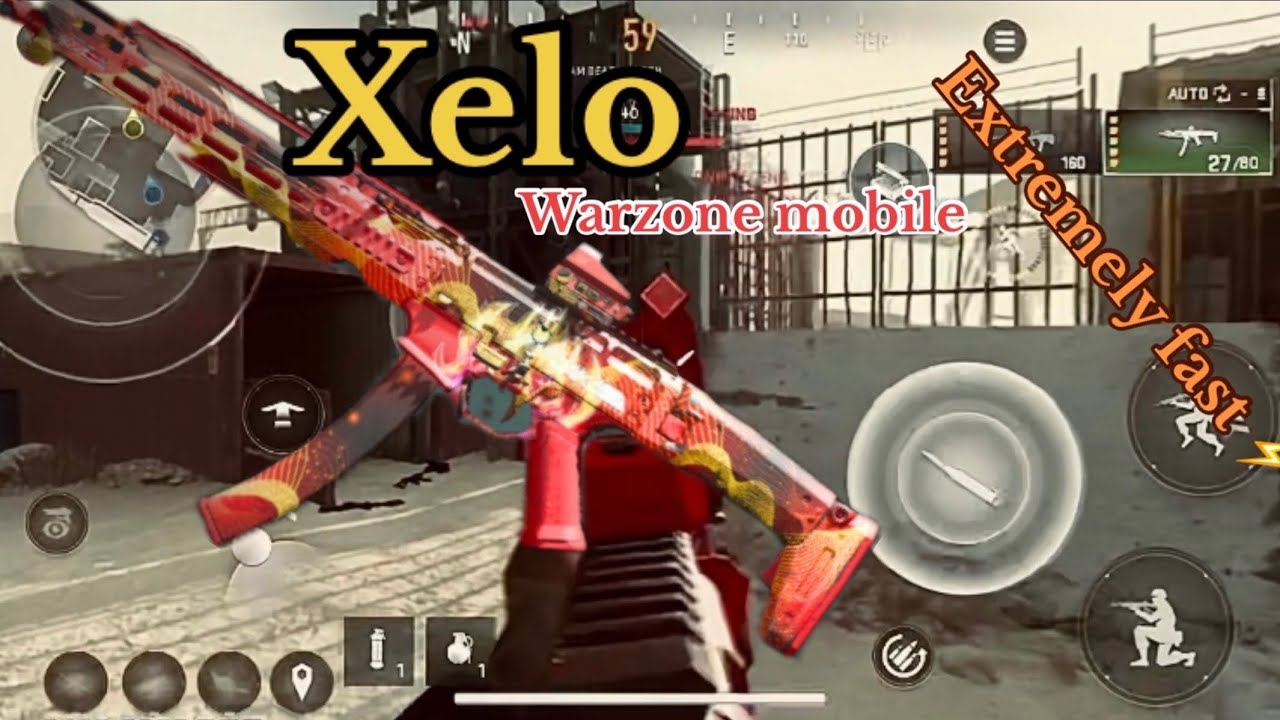 Extremely fast movement Warzone mobile rust gameplay ⚡️💨