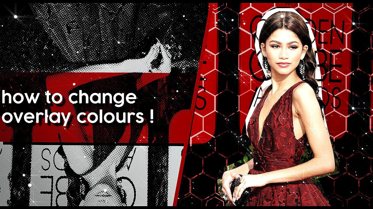 how to change overlay colours (2 different ways) | after effects - YouTube