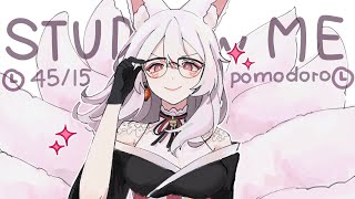 【Study with Me】Let's work HARD darling! 45/15 Pomodoro & Calm LoFi