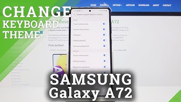 How to Change Keypad Sounds on SAMSUNG Galaxy A72 – Keypad Customization