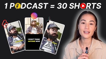 How To Make Viral Shorts With 1 Podcast With AI in 2025 [Tutorial]