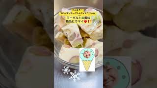 ひんやり美味しい♡フローズンヨーグルトアイス