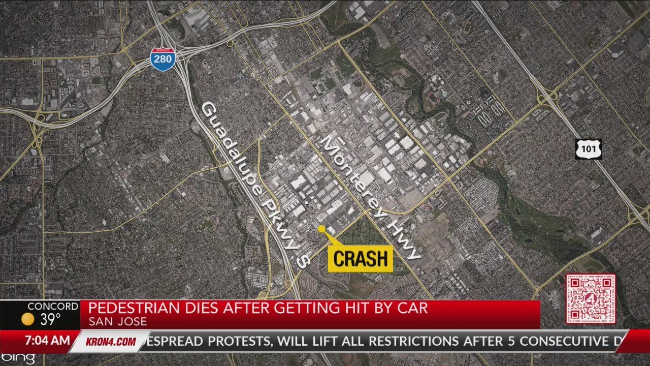 Pedestrian dies after getting hit by car - YouTube