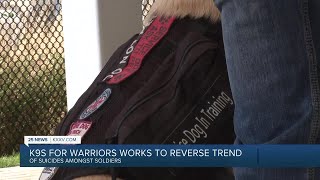 Veteran credits service dog with changing his life, now helps train dogs for others