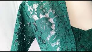 Kebaya Kutubaru Hunter Green, Kebaya Brokat Kutubaru