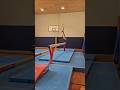 Slow Mo Beam Combo: Handspring 1/2 + Aerial Cartwheel! 🤸♀️ #Shorts
