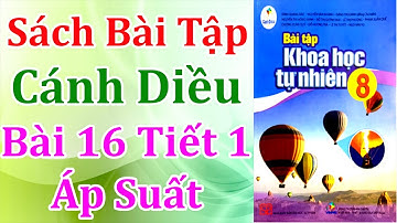 Sách bài tập Khoa học tự nhiên 8 Cánh Diều Bài 16 Áp suất (Tiết 1)