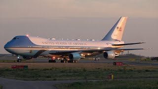 Air Force One Lands at Helsinki Airport