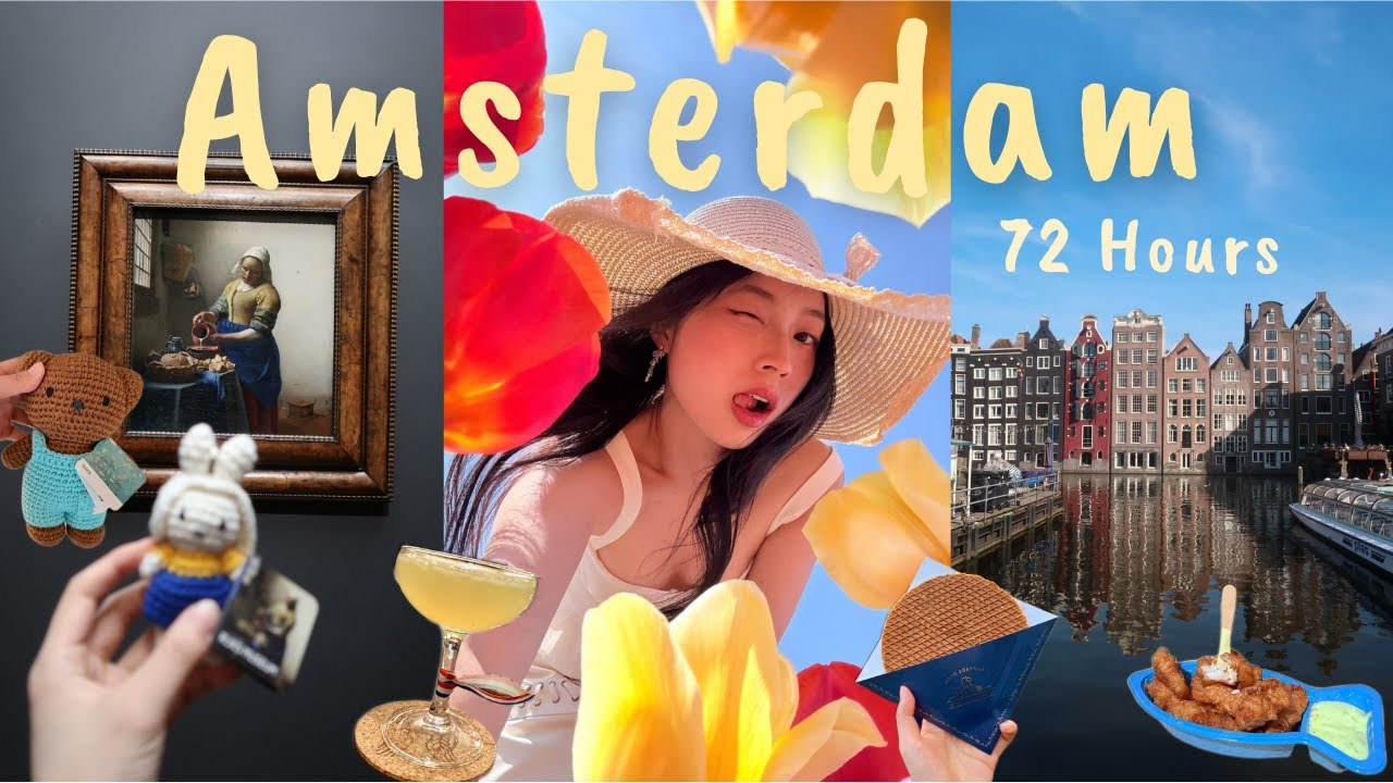 AMSTERDAM Solo Trip 🌷 | Tulips, Red Light District, Rijksmuseum, Zaandam & Zaanse Schans 🇳🇱