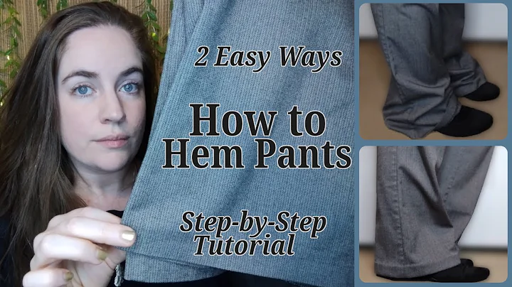 How to Hem Pants (Beginner Friendly!)