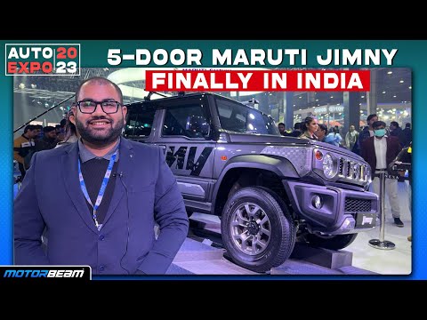 Maruti Jimny Finally In India! Thar & Gurkha Rival | 2023 Auto Expo | MotorBeam