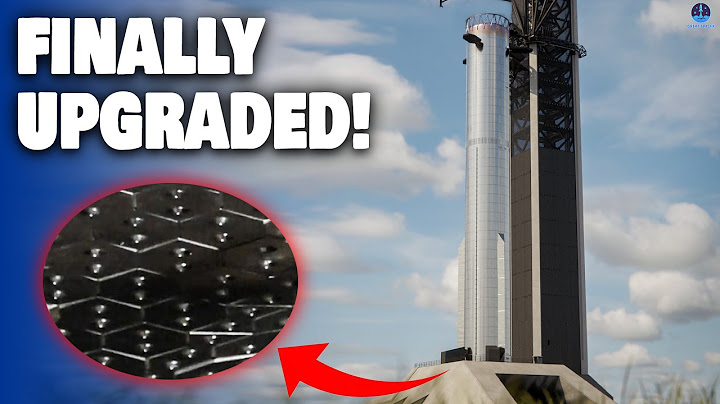 SpaceX's shows new Starship Heat Tiles on Booster V3 with Big Design Update...
