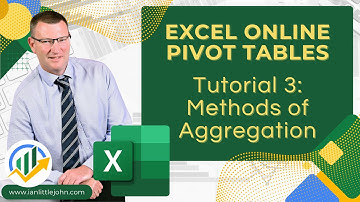 Pivot Tables in Excel Online: Tutorial 3 - Methods of Aggregation