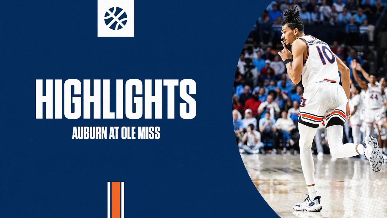 Auburn Men's Basketball - Highlights at Ole Miss