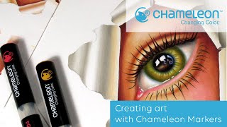 Creating Art with Chameleon Art Products by Kate Mur
