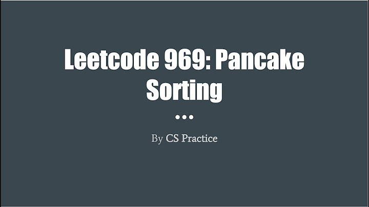 Google Coding Question -  Pancake Sorting (Leetcode 969)