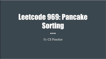 Google Coding Question -  Pancake Sorting (Leetcode 969)
