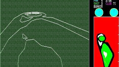 3D Golf Simulation CZ 8CB01 Craig VIDEO FOR SHARP X1 FROM http craig anderson themes weebly com