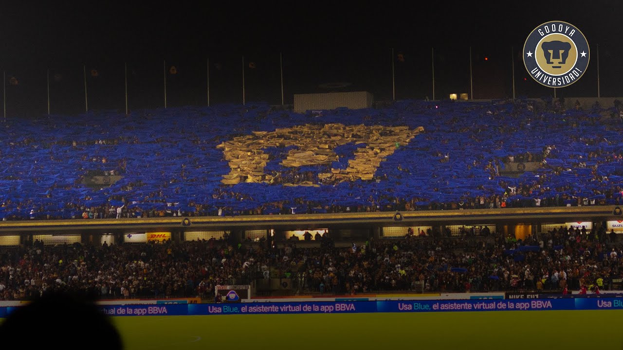 Impresionante Mosaico de la Rebel (Color Pumas-América 2020) - YouTube