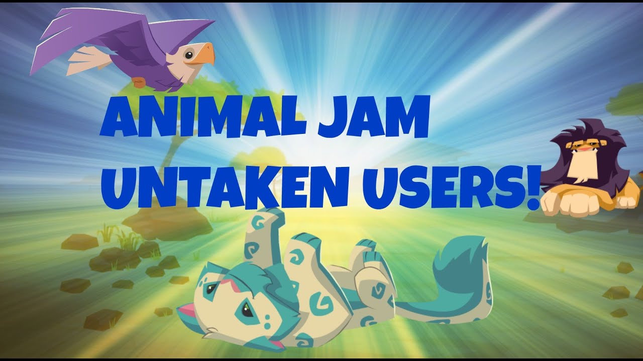 A Few Untaken Animal Jam Usernames YouTube a-few-untaken-animal-jam-usernames-youtube