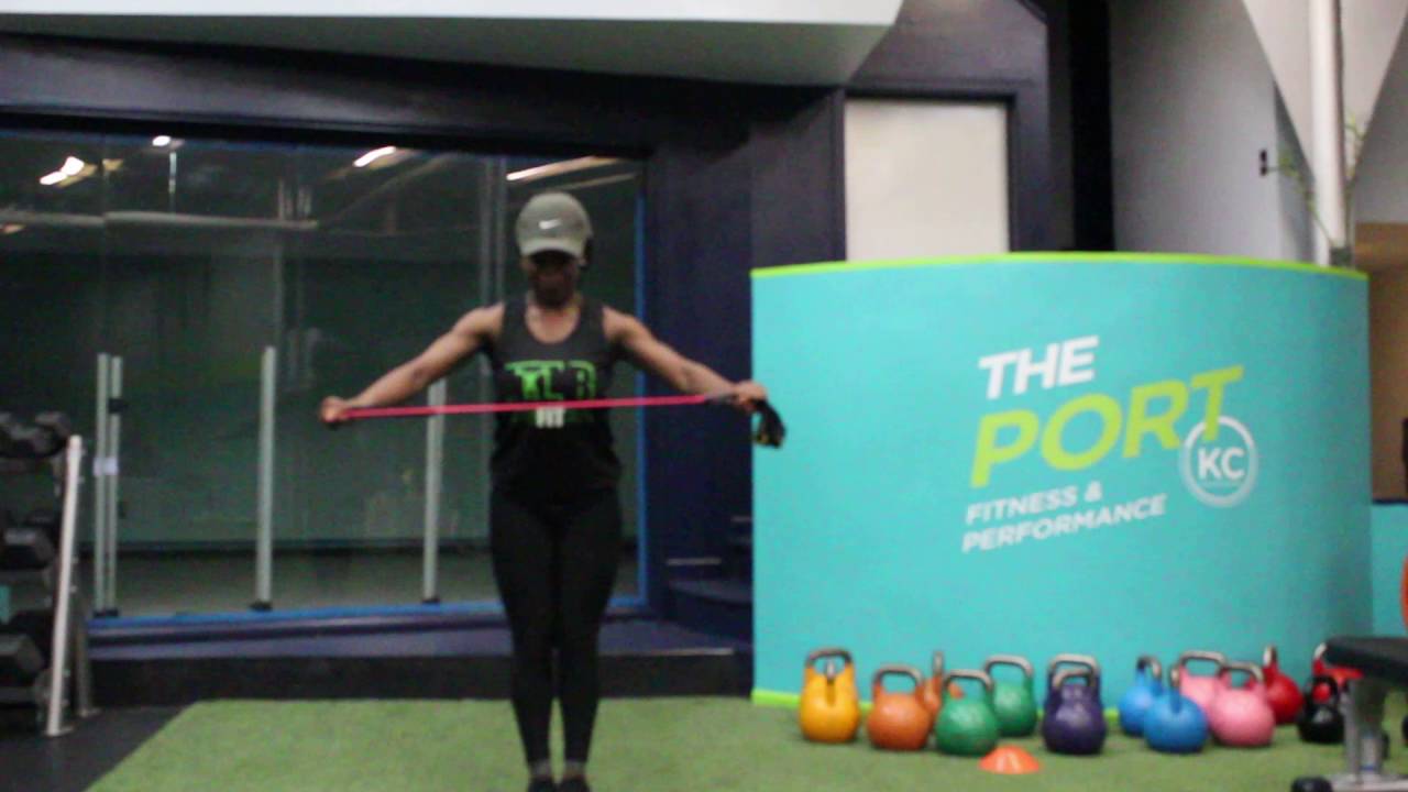 RESISTANCE BAND REAR DELTS YouTube