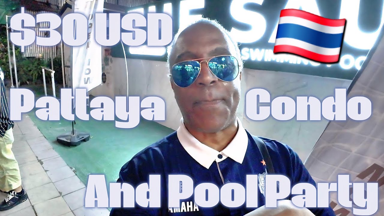 $30 Pattaya Condo Pool Party Experience 🇹🇭 