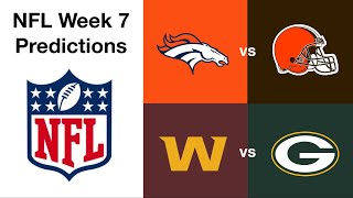 NFL Week 7 Predictions (2021 Season)