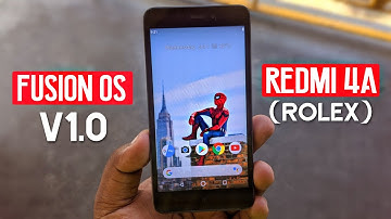 FusionOS v1.0 | Android 10 | Redmi 4a (Rolex) | Install & Review