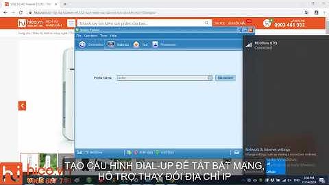 💥Hướng dẫn cài đặt USB DCOM 3G/4G Huawei E3372 - Phiên bản MOBILE PARTNER + setup profile, apn