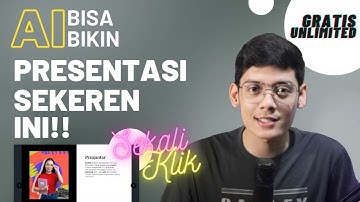 NYESEL BARU TAU!! Buat PPT Presentasi dengan AI GRATIS Super Cepat & Keren Parah