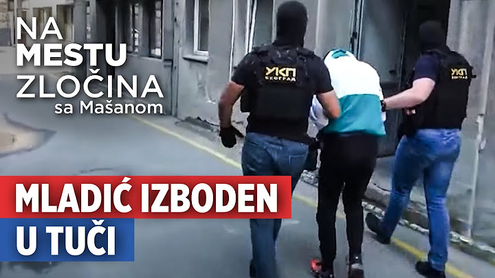 Mladić izboden u tuči | Na mestu zločina sa Mašanom