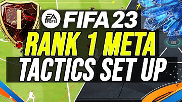 Best Meta RANK 1 TOTS TACTICS - FULL SET UP (UPDATED POST PATCH) - FIFA 23