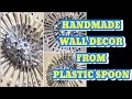 DIY wall hanging decor craft from Upcycled plastic spoon