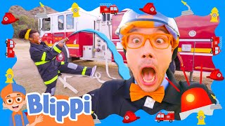 Blippi's Fire Truck Song: Sing Along With Blippi To Learn About Fire Trucks! - Blippi Music Video