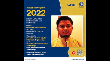 Induction Program 2022 Industry Mentor Meet for 1st Year CSE & IT Students