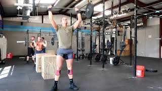 Thrusters and Box Jumps.. TERRIBLE WORKOUT