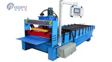 🎬 High-Precision Corrugated Roll Forming Machine | Smooth Test Run!