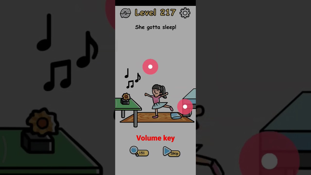 Brain Crack Level 217 | She gotta sleep ! | 